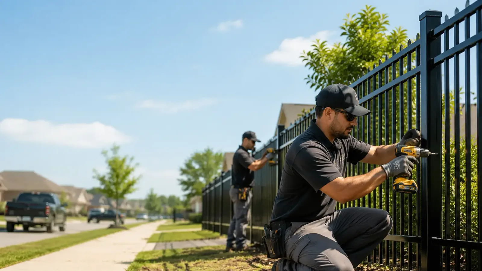 Metal Fence Installation in French Settlement, LA
